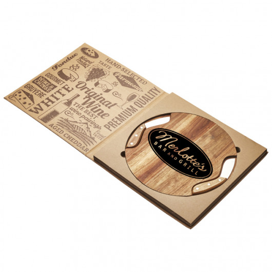 Soroba Cheeseboard Knife Duo Print